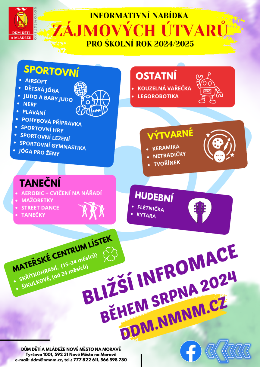 16. Informativní leták SRPEN – kroužky