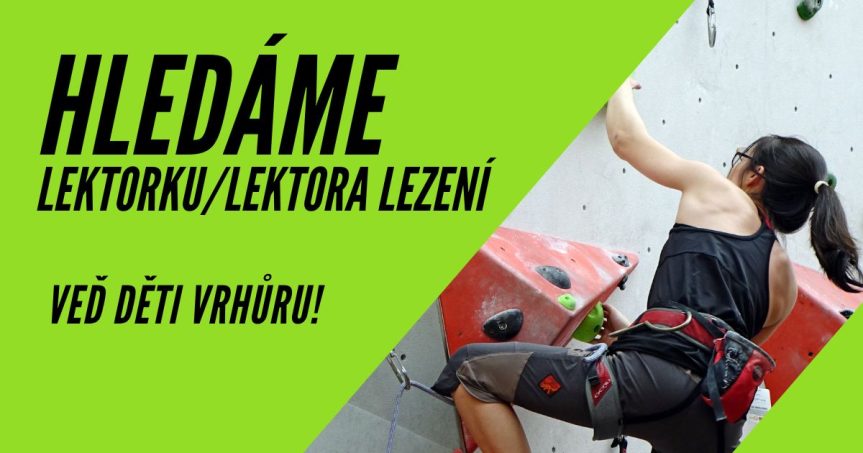 Lektorka/lektor kroužku SPORTOVNÍHO LEZENÍ